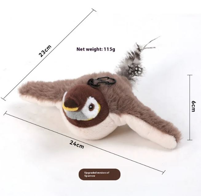 Chic Charm Flapping Bird Cat Toy Interactive Pet Toy