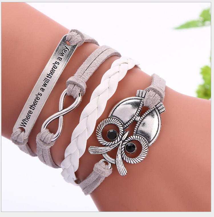 Chic Charm Multi-Layer Woven Bracelet Bangle Rope