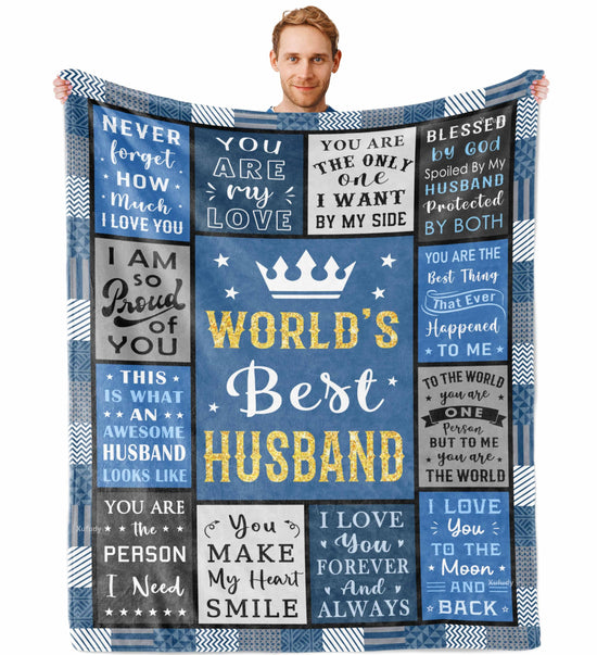 Chic Charm Husband Gift Blanket 60x50 Inch
