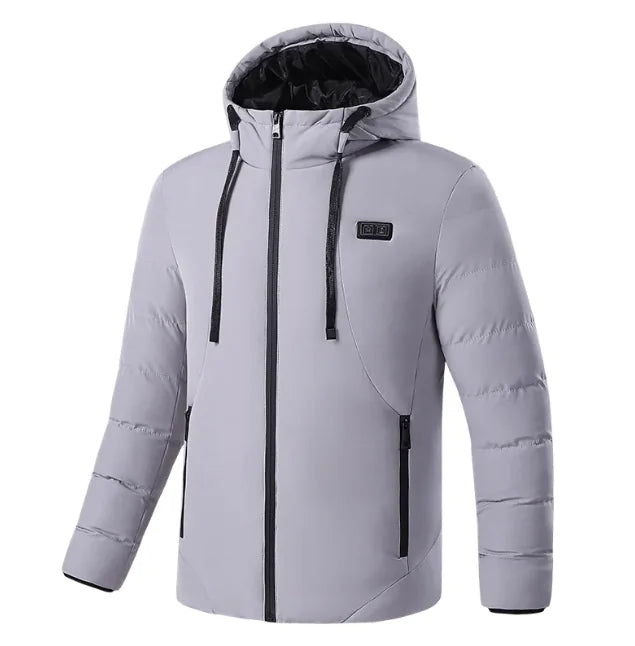 Chic Charm USB Heated Winter Jacket for Outdoor Comfort