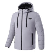 Chic Charm USB Heated Winter Jacket for Outdoor Comfort