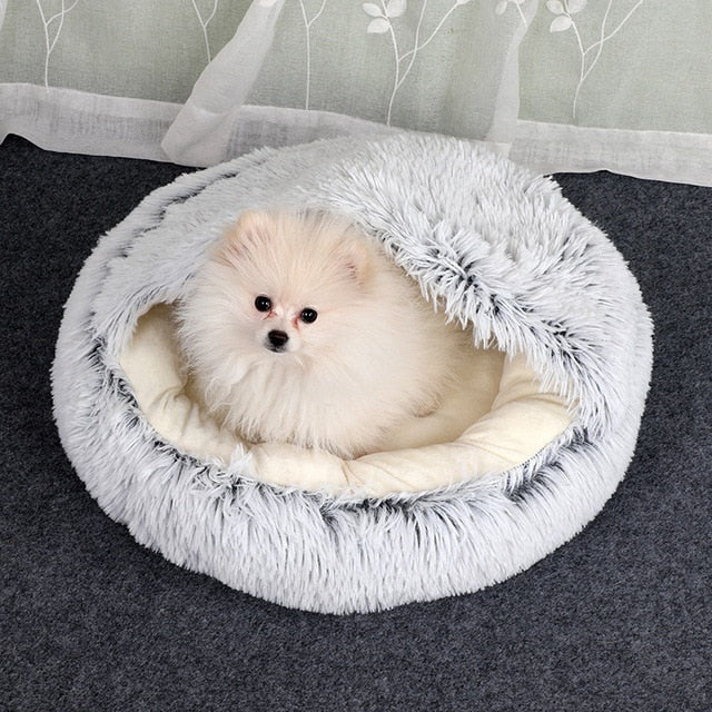 Chic Charm 2-in-1 Pet Bed Comfort Cushion