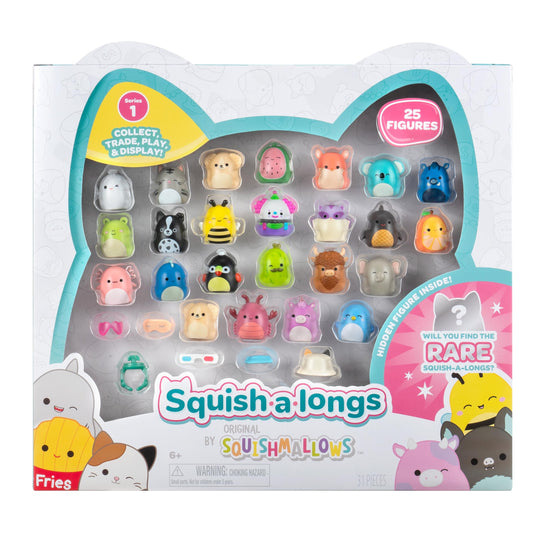 Chic Charm 25 Pack Mini Squish Collectible Toys
