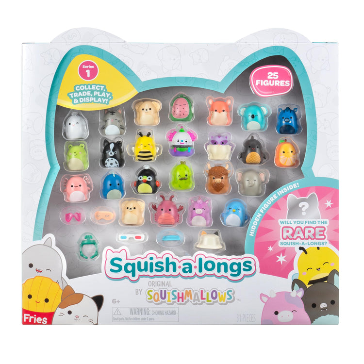 Chic Charm 25 Pack Mini Squish Collectible Toys
