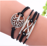 Chic Charm Multi-Layer Woven Bracelet Bangle Rope