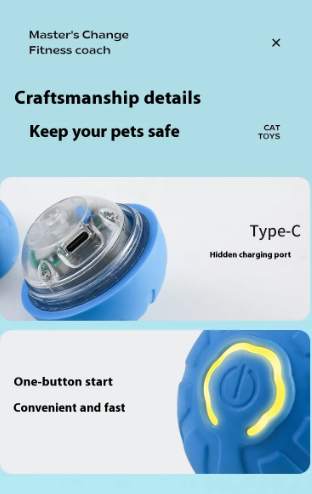 Chic Charm Pet Play Ball Interactive Dog Toy