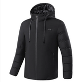 Chic Charm USB Heated Winter Jacket for Outdoor Comfort