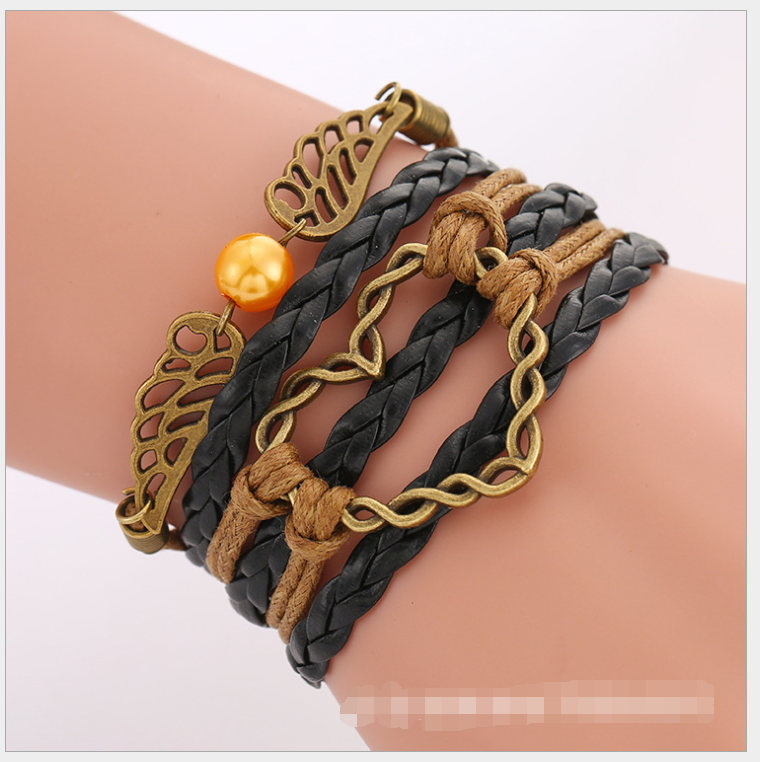 Chic Charm Multi-Layer Woven Bracelet Bangle Rope