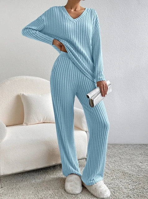 Chic Charm Casual 2-Piece Loungewear Set