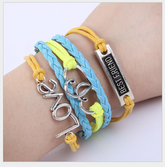 Chic Charm Multi-Layer Woven Bracelet Bangle Rope