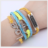 Chic Charm Multi-Layer Woven Bracelet Bangle Rope