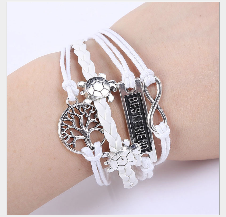 Chic Charm Multi-Layer Woven Bracelet Bangle Rope