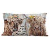 Chic Charm Cow Farmhouse Throw Pillow Cover 12x20 Inch