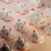 Chic Charm Cute LED Rabbit Silicone Night Light
