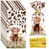 Chic Charm 100 Pcs Highland Cow Party Favor Bags