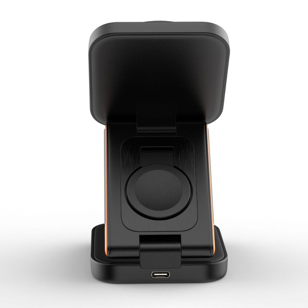 Chic Charm 3-in-1 Folding Wireless Charger Station