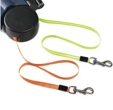 Chic Charm Auto Double Dog Leash Retractable Lead