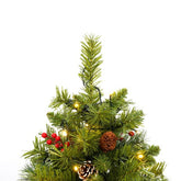 Chic Charm Pre-Lit Artificial Christmas Tree 4-Piece Set
