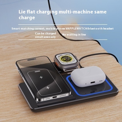 Chic Charm 3-in-1 LED Fast Wireless Charger Stand