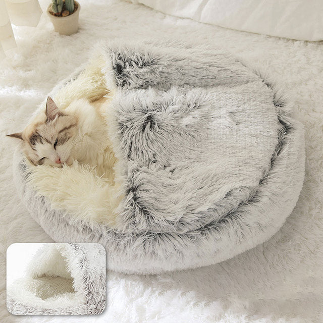 Chic Charm 2-in-1 Pet Bed Comfort Cushion