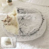 Chic Charm 2-in-1 Pet Bed Comfort Cushion