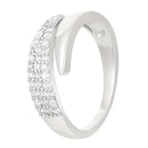 Chic Charm Elegant Adjustable Sparkle Ring
