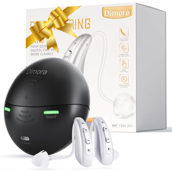 Chic Charm Rechargeable BTE Hearing Aids for Seniors