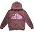Chic Charm Star Printed Zip Up Hoodie