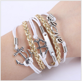 Chic Charm Multi-Layer Woven Bracelet Bangle Rope