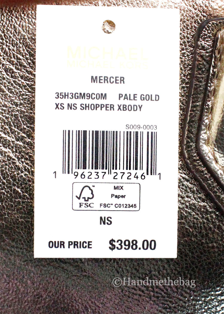 Chic Charm Mercer XS Pale Gold Crossbody Bag