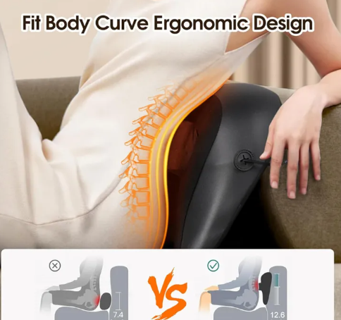 Chic Charm Neck & Shoulder Massage Pillow Relaxation