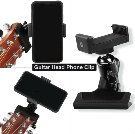 Chic Charm Phone Guitar Clip Stand Holder