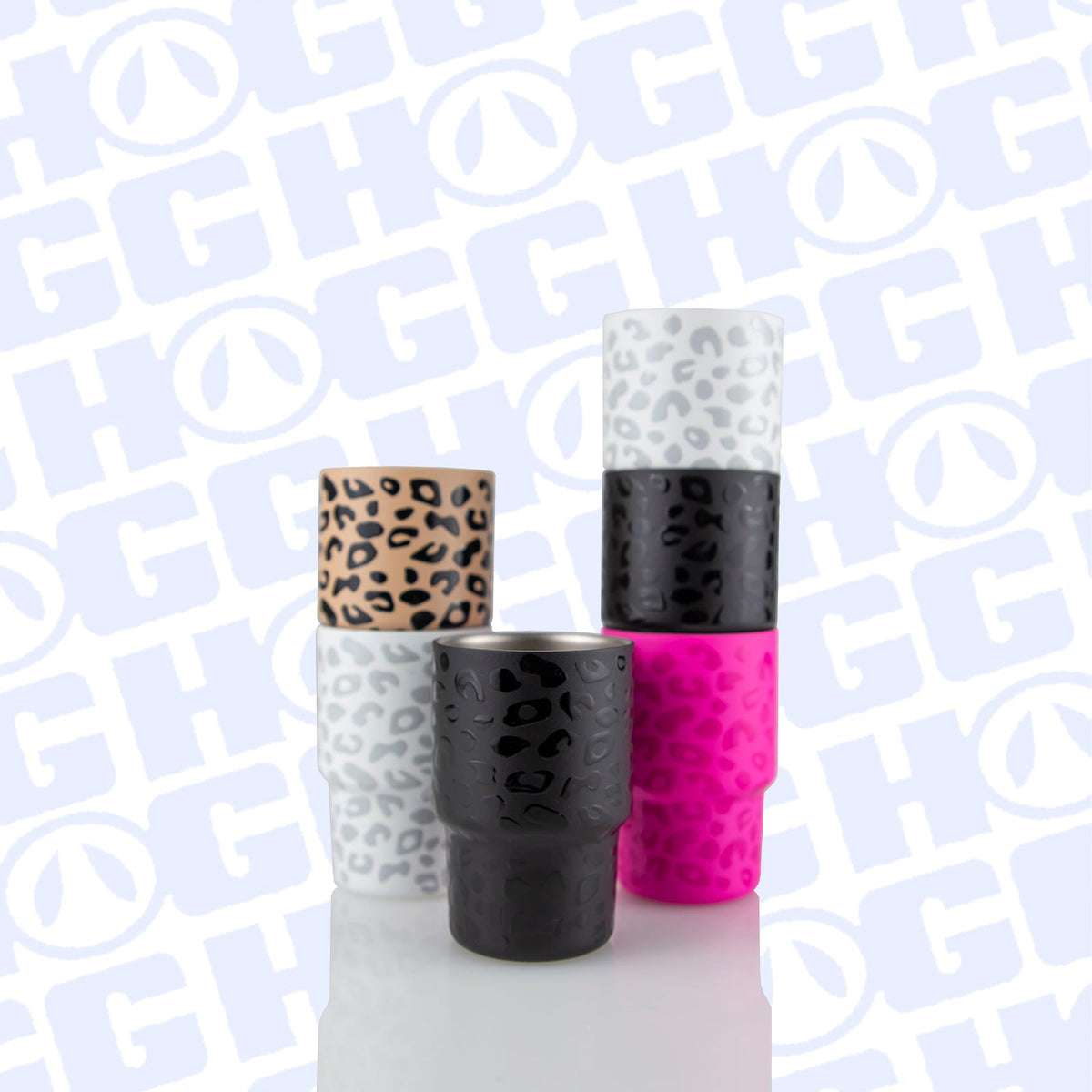 Chic Charm Cheetah 3oz Tumbler Shot Glass 6 Pack