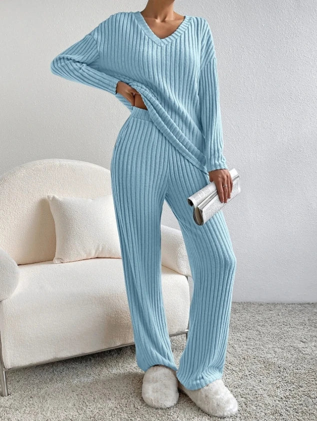 Chic Charm Casual 2-Piece Loungewear Set