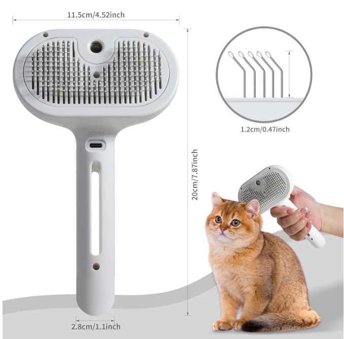 chic charm Pet Hair Spray Brush