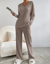 Chic Charm Casual 2-Piece Loungewear Set
