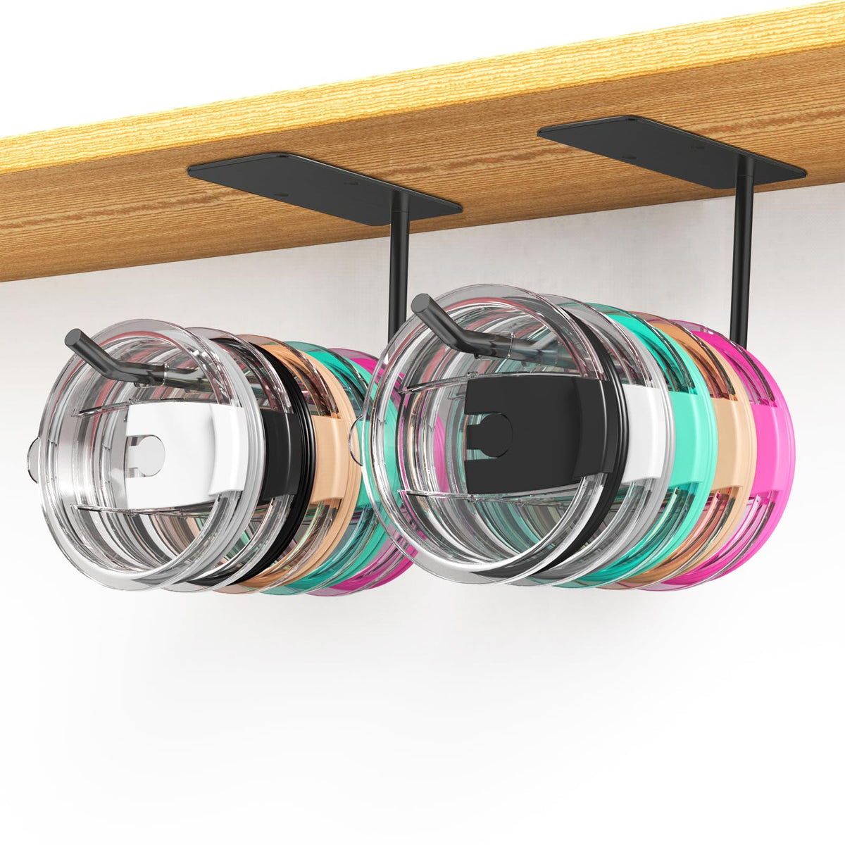 Chic Charm Stainless Steel Tumbler Lid Organizer 2 Pack
