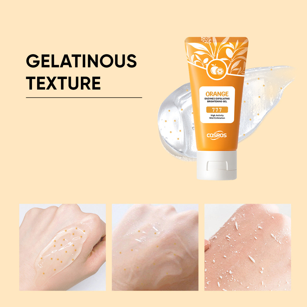 Chic Charm Orange Exfoliating Whitening Gel for Skin Care