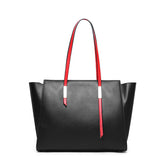 Chic Charm Large Capacity One-Shoulder Leather Handbag