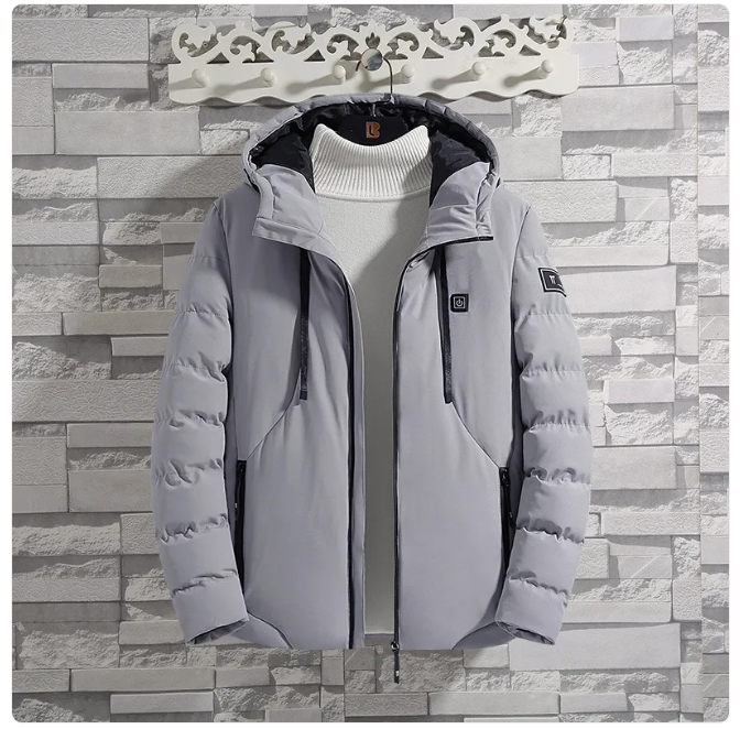 Chic Charm USB Heated Winter Jacket for Outdoor Comfort