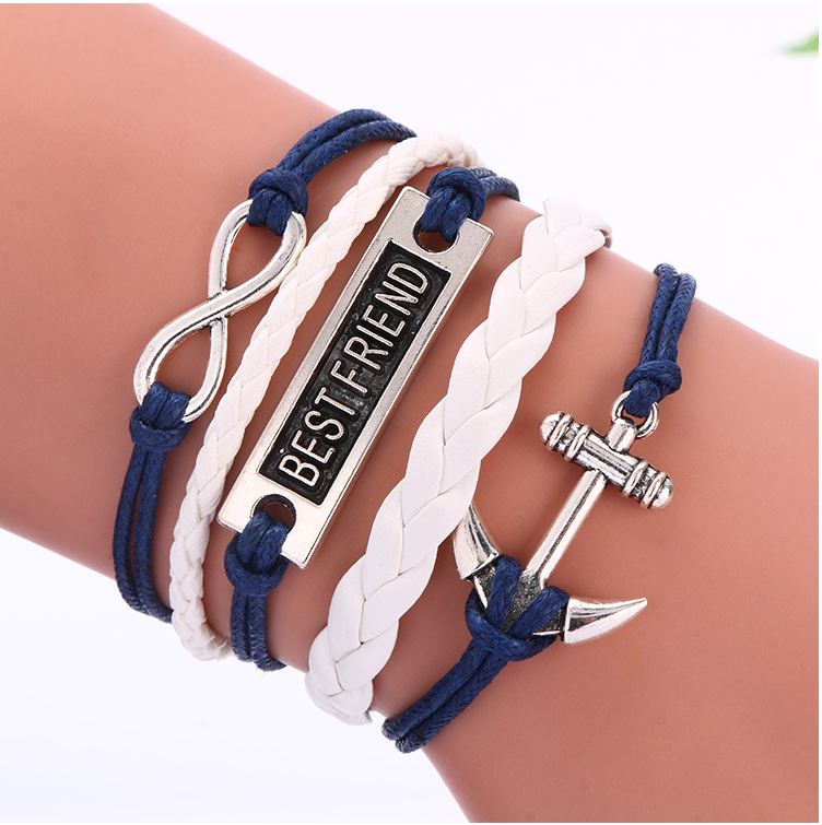 Chic Charm Multi-Layer Woven Bracelet Bangle Rope