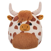 Chic Charm Alonzo Spotted Highland Cow 8-Inch Plush