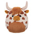 Chic Charm Alonzo Spotted Highland Cow 8-Inch Plush