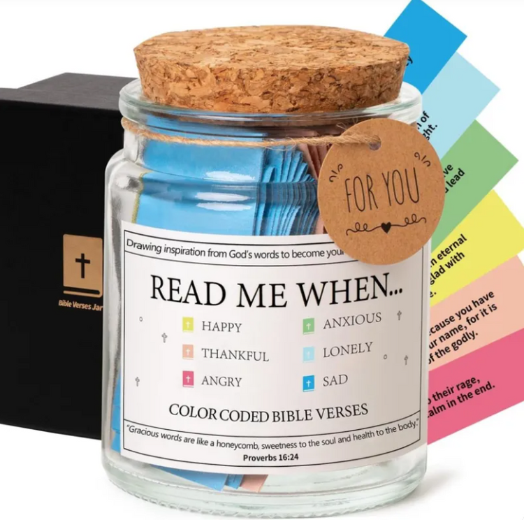 Chic Charm Bible Verses In A Jar Inspirational Gift