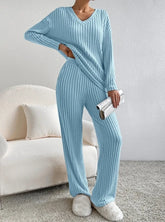 Chic Charm Casual 2-Piece Loungewear Set