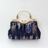 Chic Charm Velvet Sequin Evening Clutch Handbag