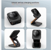 Chic Charm 3-in-1 Folding Wireless Charger Station