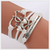 Chic Charm Multi-Layer Woven Bracelet Bangle Rope