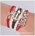 Chic Charm Multi-Layer Woven Bracelet Bangle Rope