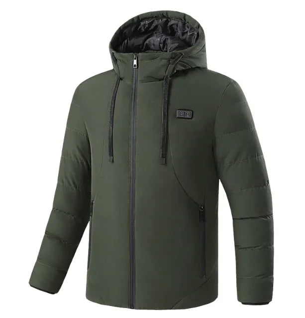Chic Charm USB Heated Winter Jacket for Outdoor Comfort